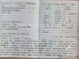 MERCEDES-BENZ Axor 1829 / 13m Palfinger Kran FUNK / Meiller