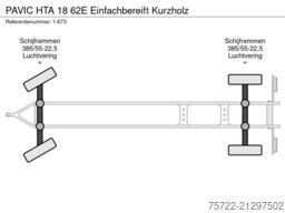 PAVIC HTA 18 62E Einfachbereift Kurzholz