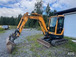 Hyundai Robex 30Z Mini excavator - 2 buckets - 230 Hours!
