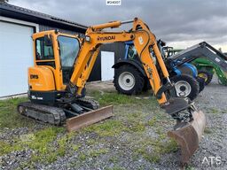 Hyundai Robex 30Z Mini excavator - 2 buckets - 230 Hours!