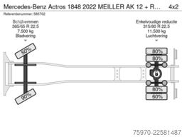 Mercedes-Benz Actros 1848 2022 MEILLER AK 12 + RETARDER  196...