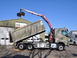Volvo FH 460 6x2 KIPPER + HMF Z-KRAAN