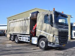 Volvo FH 460 6x2 KIPPER + HMF Z-KRAAN