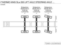 KRONE SD THERMO KING SLe 200 LIFT AXLE STEERING AXLE T