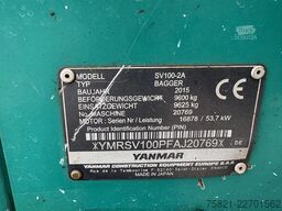 Yanmar SV 100 - 2A rupsgraafmachine