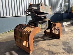 Caterpillar Demolition and sorting grapple CAT G320B with OQ80