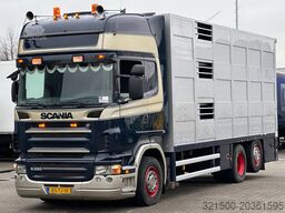 Scania R420 6x2 Topline / 3 Stock Animal Transport / R...