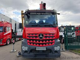 Mercedes-Benz AROCS 3643 8x4 HOOKLIFT + 21m! CRANE FASSI F305...