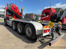 Mercedes-Benz AROCS 3643 8x4 HOOKLIFT + 21m! CRANE FASSI F305...