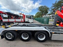 Mercedes-Benz AROCS 3643 8x4 HOOKLIFT + 21m! CRANE FASSI F305...