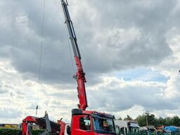 Mercedes-Benz AROCS 3643 8x4 HOOKLIFT + 21m! CRANE FASSI F305...