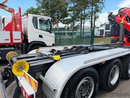 Mercedes-Benz AROCS 3643 8x4 HOOKLIFT + 21m! CRANE FASSI F305...