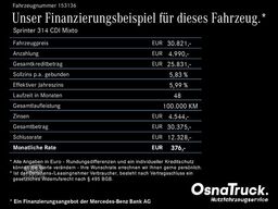 MERCEDES-BENZ Sprinter 314 CDI Mixto Klima,Standheizung,Kamera