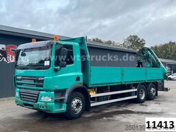 DAF CF 85.410 6x2 Pritsche Atlas Kran