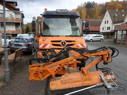MERCEDES-BENZ Unimog 423 mit Mulag Front Heckmähkombination E6