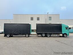 DAF XF480 Schiebeplane-Zug Bordwände Lenkach