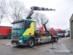 Mercedes-Benz Antos 2842 6x2 HIAB 24Tm KRAAN + HAAK