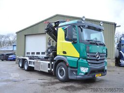 Mercedes-Benz Antos 2842 6x2 HIAB 24Tm KRAAN + HAAK