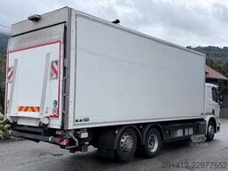 SCANIA P410 6x2 Kühlkoffer mit lbw + Anhänger Bj 2015