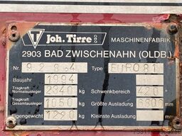 MAN 10.224 | Tirre Faltkran*AHK*manuell*Blatt