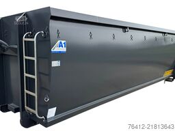 A1 Container ECOLINE 26 m³ - französische Klappe - RAL 7016 Anthrazitgrau - Abrollcontainer