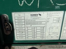 Schmitz Cargobull 3 Achs Mega PowerCurtain Hubdach Bahnverladbar