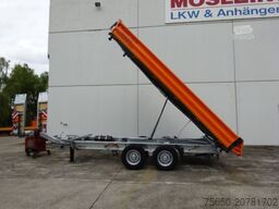 Möslein TTD13- BA Verzinkt  13 t Tandem Kipper Tiefladermit Bordwand- Aufsatz-- Neufahrzeug --