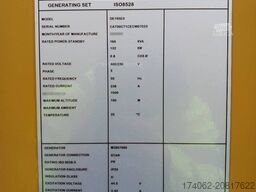 CAT DE165E0 - 165 kVA Generator - DPX-18016