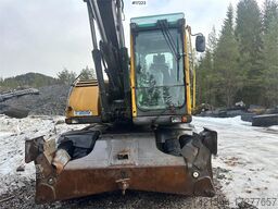 Volvo EW160B Wheel excavator w/ Rototilt, 1 bucket and s