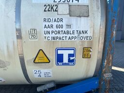 CIMC 20FT ISO 25.01L / UN T11 / 5Y+CSC-TEST: 05/2027