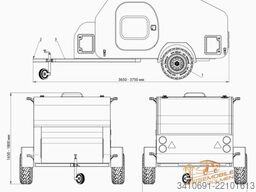 LifeStyle Camper X-Line Gaskocher  Einzelrad 135