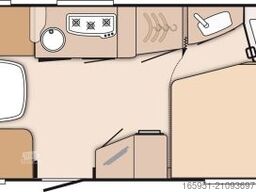 Knaus Südwind 500 FVU 1. Hand Markise ATC Fahrradt.