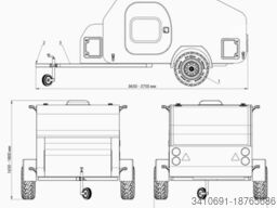 LifeStyle Camper X-Line Außendusche Dachreling A