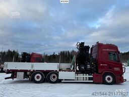Scania R500 6x2 crane truck w/ 47 t/m Hiab crane with jib
