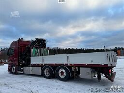 Scania R500 6x2 crane truck w/ 47 t/m Hiab crane with jib