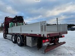 Scania R500 6x2 crane truck w/ 47 t/m Hiab crane with jib
