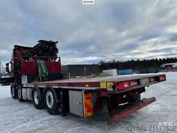 Scania R580 8x2 crane truck with 85 t/m Hiab crane – jib