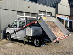 Volkswagen Transporter 2.0 TDI DC Maxilift Laadkraan Kippe...