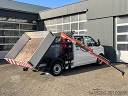Volkswagen Transporter 2.0 TDI DC Maxilift Laadkraan Kippe...