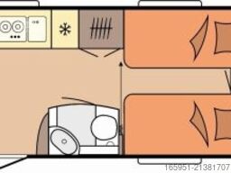 Hobby De Luxe 515 UHL 2000kgEinzelbettauszugMj.2026