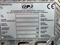 DAF CF 410 6x2 FASSI F 255A.2.25 + AJK Haakarmsysteem