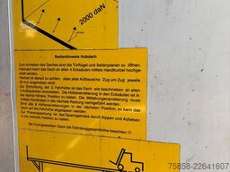 Wecon Jumbo XXL Innen 3090 mm Hubdach Verzinkt
