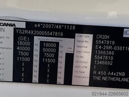 SCANIA R 450 Voll Luft Full AIR Hydraulik KLIMA