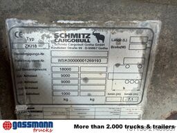 Schmitz ZKI 18-4.9, Stahlbordwände ca. 10m³, Rahmen