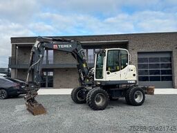 TEREX TW85 Mobilbagger Verstellausleger