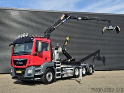 MAN TGS 35.430 8x4-4 BL / HAAKARM + Z KRAAN / CRANE