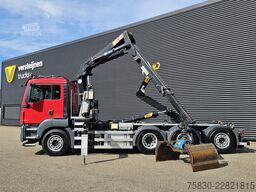 MAN TGS 35.430 8x4-4 BL / HAAKARM + Z KRAAN / CRANE