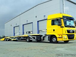 MAN 12.250 TGL mit Anhänger für 5 PKW
