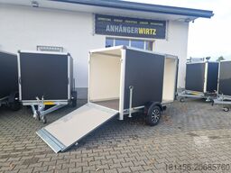 Variant schwarzer Kofferanhänger Rampe Seitentür