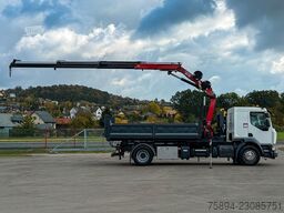RENAULT D 18 * ABROLLKIPPER + HMF 1220 K-R * TOP!
